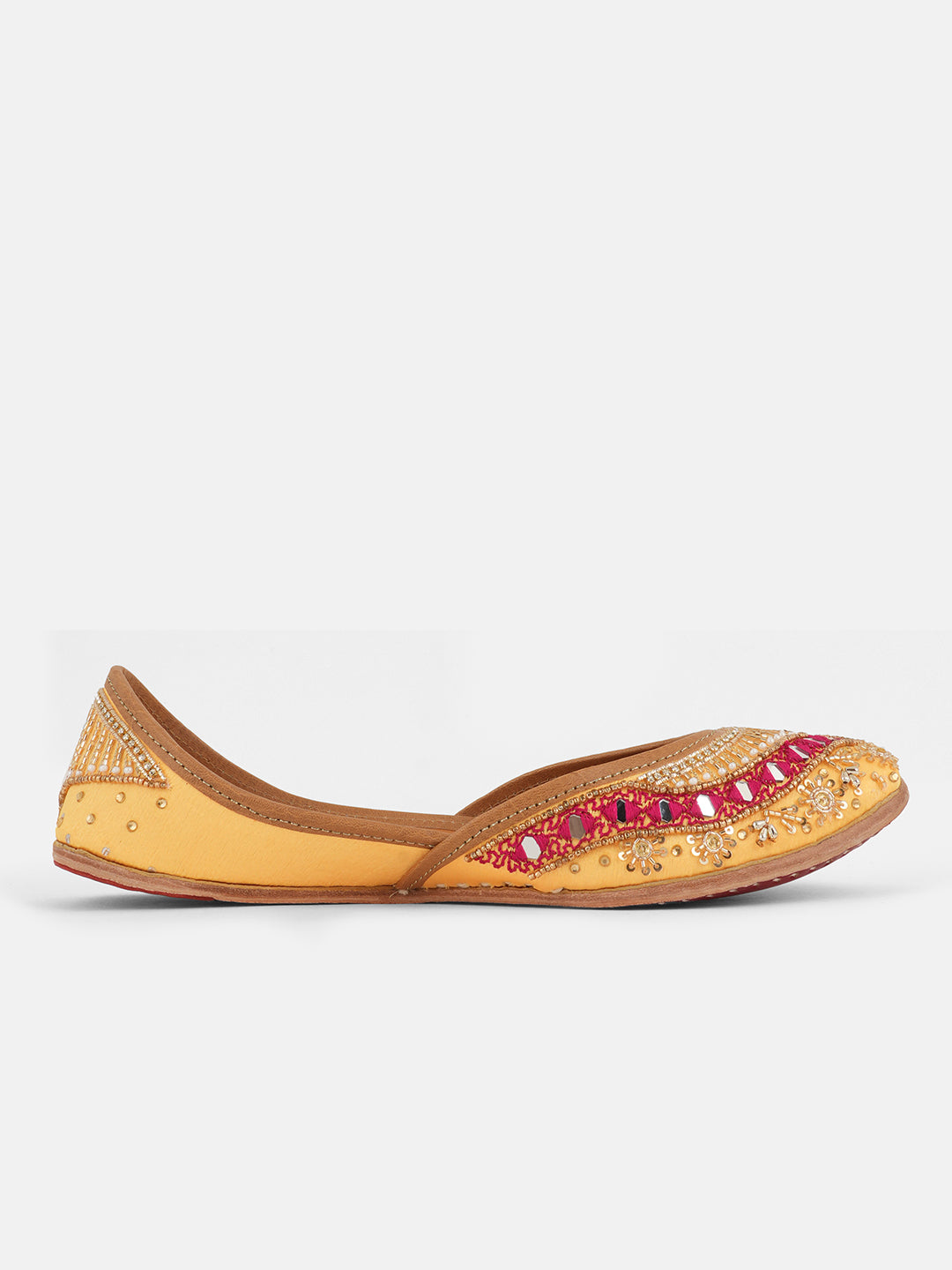 Rang Mahal Yellow Jutti