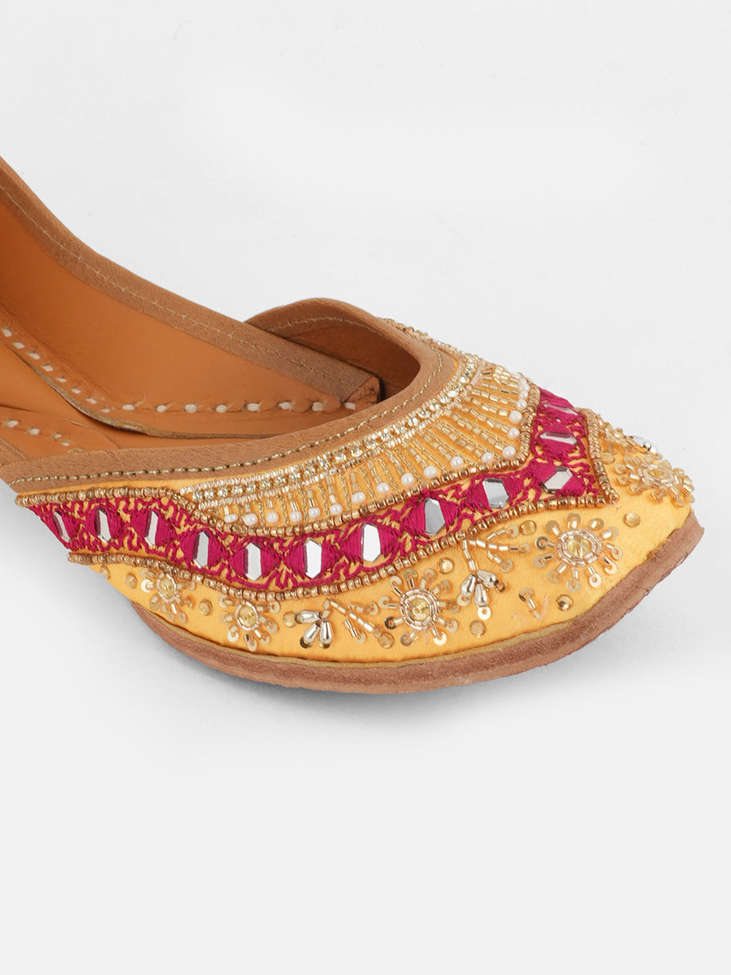 Rang Mahal Yellow Jutti