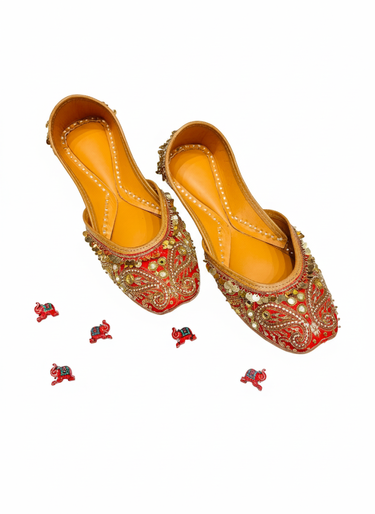 AMBI EMBELLISHED LEATHER JUTTI